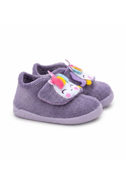 Papuci pentru fete Homie Unicornio - Lila W10354-018
