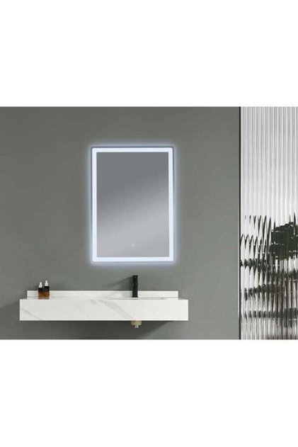 Milano LED Mirror with Touch Switch – Modern Bathroom Mirror with Built-in LED Lights, Anti-Fog, Energy-Efficient, Touch Sensor Control, Stylish Design for Home & Commercial Use