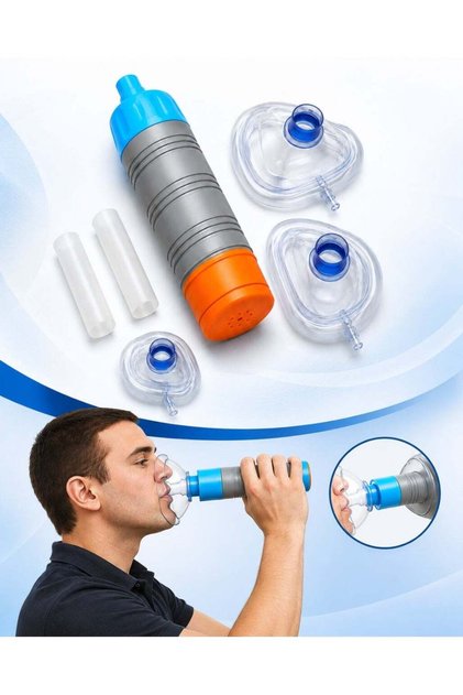 Portable Anti Choking Device – Emergency Airway Suction Device | Choking Rescue Kit for Adults, Kids & Elderly | Quick Emergency First Aid Equipment with Masks for Home, Car & Travel | Suffoc
