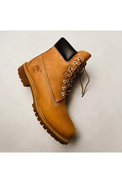 Premium 6 Inch Lace up Waterp Men's Yellow Casual Shoes