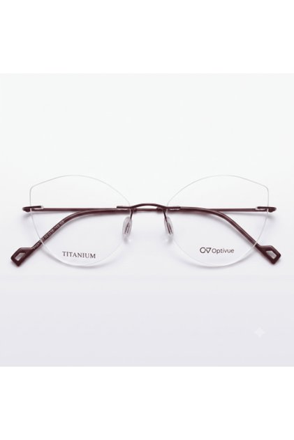 نظارات طبية - إطار من التيتانيوم بدون حواف