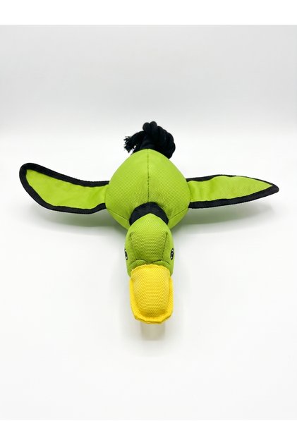 Plush Duck Dog Toy with Rope Tail - Vikvik Sound - 36 cm