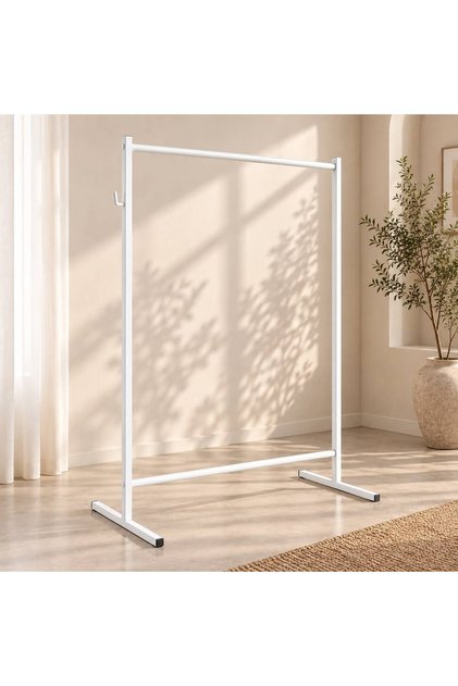 Ayaklı Askılık Metal Elbise Askılığı Konfeksiyon Askısı Eşek Askılık Kıyafet Standı Butik Askılık