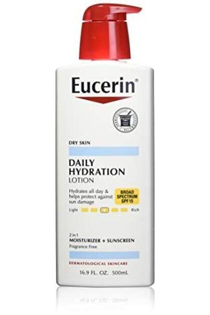 Daily Hydration Moisturizer & Sunscreen Lotion SPF 15 16.9 oz