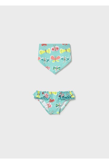 Baby Girl Mayor Altı Ve Bandana Blue