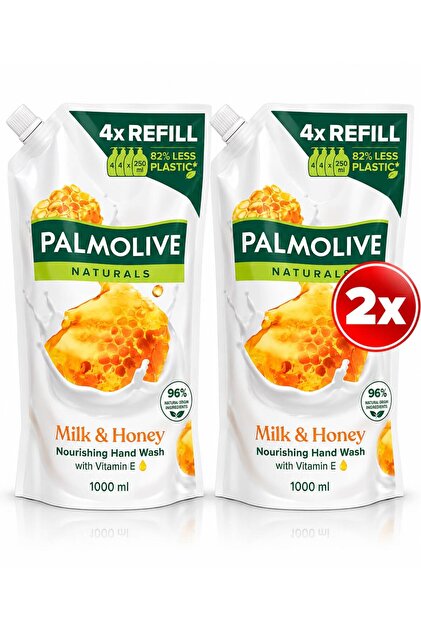 2x 1 L săpun lichid lapte și miere + vitamina E