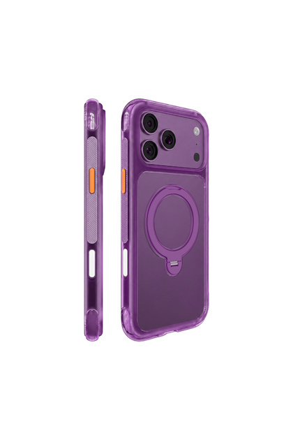 iPhone 18 Pro Max Compatible Case M-Safeli Stand Airbag Air Shield Series Cover Purple