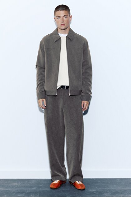 Düz kesim tailored fit pantolon