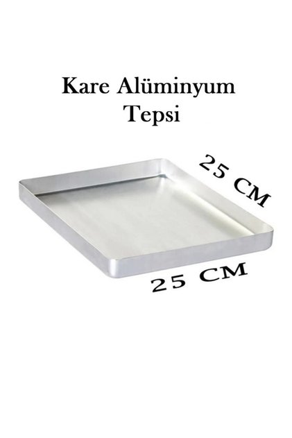Aluminum Square Baklava Kadayif Kunefe Bakery Damascus Dessert Baking Tray