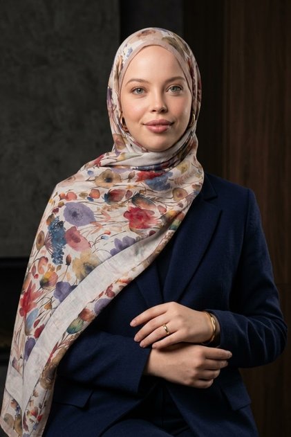 Popflower Le Monde Bambu Kraş Şal