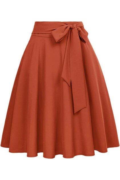 Fustă Damă Vintage Evazată Elegantă Stilată Roșie M — fustă retro, îmbrăcăminte belle epoque, fustă