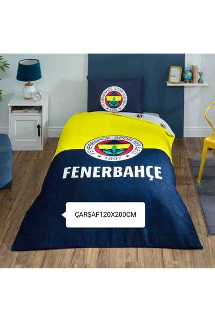 Fenerbahçe Licensed Legendary Bed Sheet 120X200Cm Elastic Duvet Cover Set
