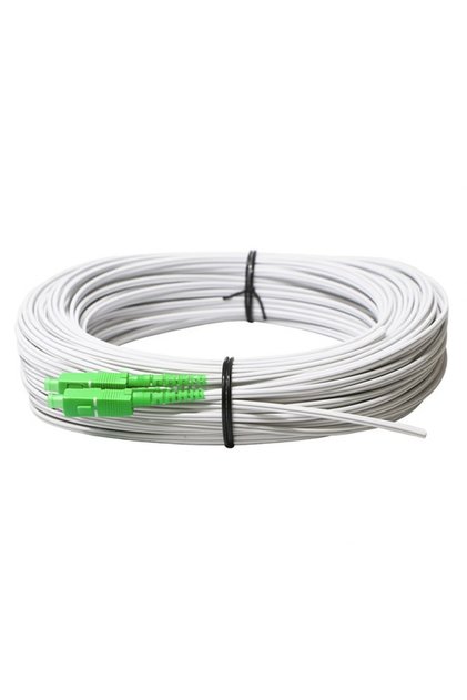 Pigtail FTTH de Interior Alb cu Conector SC/APC 30M DUPLEX