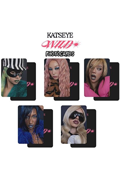 Kpop Dünyasi KATSEYE '' Wild '' Photocards Set POB2 - Fiyatı