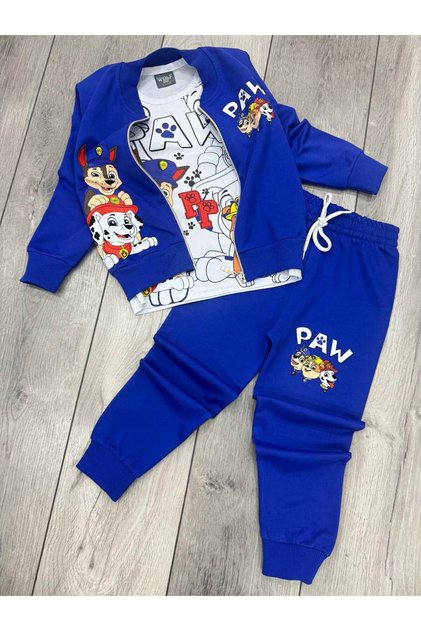 Boy's Seasonal 3-Piece Cardigan Bottom Top Set