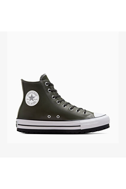 Chuck Taylor All Star City Trek Unisex Yeşil Deri Bot