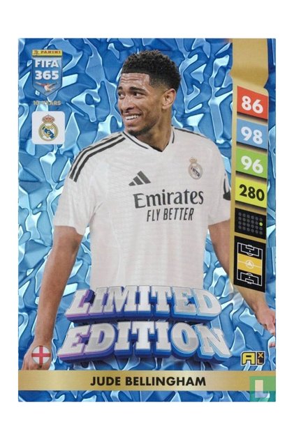 2025 Fifa 365 Jude Bellingham Limited Edition XXL Futbolcu Kartı Büyük Boy
