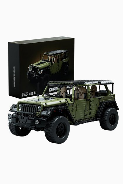 Nf10324 4X4 Military Off-Road Vehicle Building Set 2899 Pieces Premium Model - Green