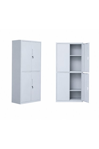 Metal Gray Filing Cabinet 185X85 cm