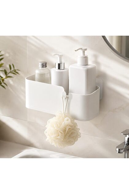 Multi-compartment Bathroom Organizer | Cosmetics and Shaving Tools Organizer | Bathroom and Personal Care Table Organizer | Easy to Clean and Moisture Resistant