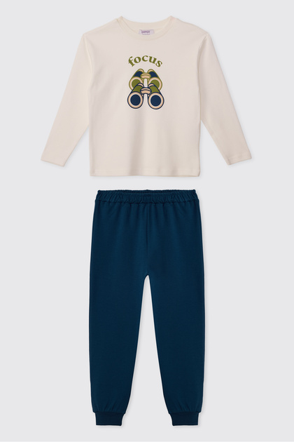 Boy's Indigo Pajama Set
