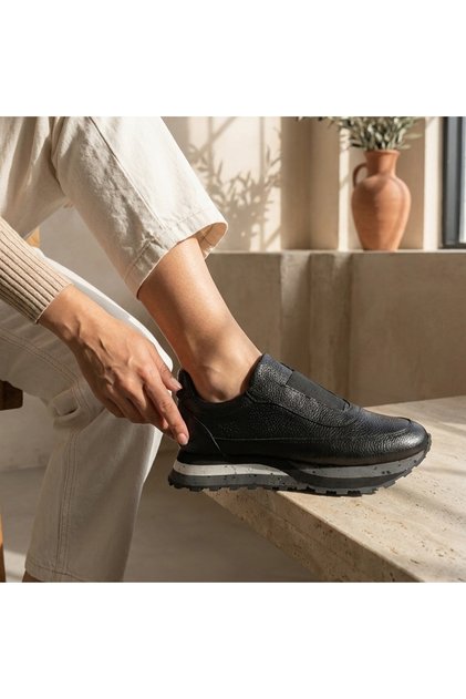 Eva Taban Hakiki Deri Sneaker