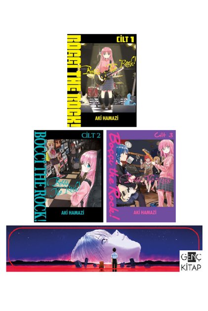 Boççi the Rock 1-2-3. Ciltler Manga Seti - Genç Kitap Ayraç Hediyeli