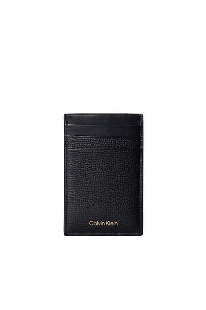 Premium Leather Cardholder W/ Mo Erkek Kartlık Siyah
