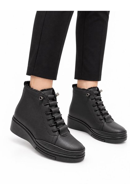 Heel Supported, Full Orthopedic, Fur Lined, Cold Weather Resistant, Rubber Sole, Special Design Mother's Boots