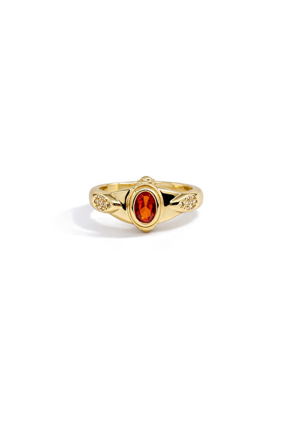 Crimson Crest Ring