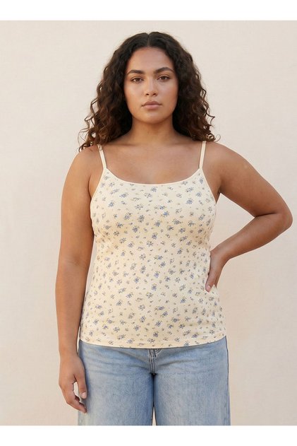 Basics Slim Fit Top with Spaghetti Straps
