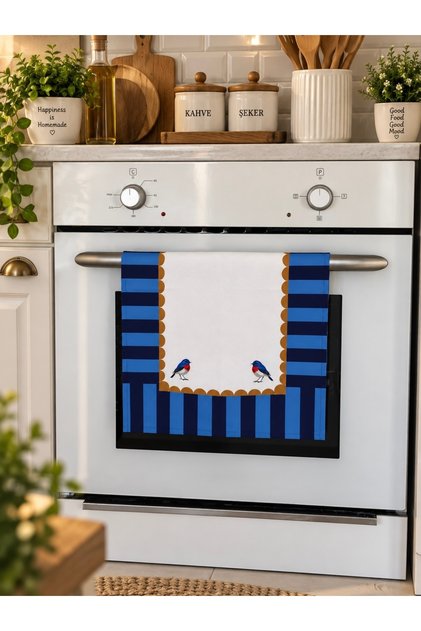 Decorative Digital Printed Fabric Oven Cover and Ornament Kitchen Decor (Sk-Fö-57)