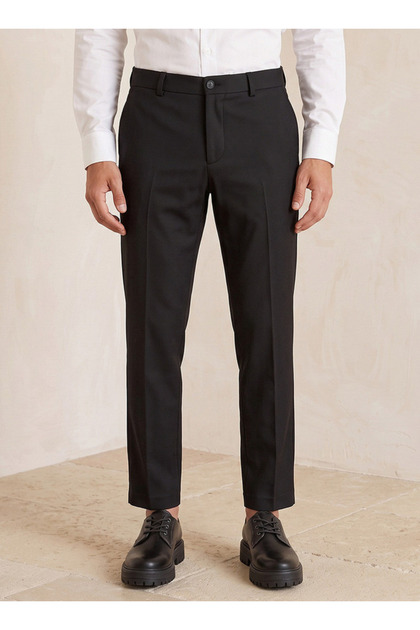 Slim Fit Formal Trousers