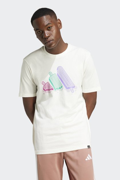 M L Ice Tee Erkek T-shirt Jj4020 Owhıte