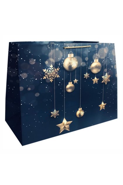Pungi cadou ELEGANTE DE CRACIUN 47x34x20 cm XXL - SET 10 bucăți