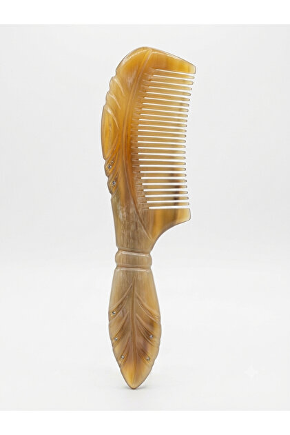 Bone Comb Thick Structure Natural Ram Horn 20 cm