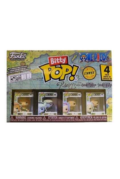 Pop! Animation One Piece Nami Arlong Nojiko Smoker 4 Pack Original Chase Bitty