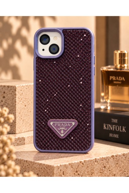 iPhone 14 Plus (6.7 Inch) Compatible Shiny Diamond Rhinestone Diamond Sequin Glitter Lux Cover Case