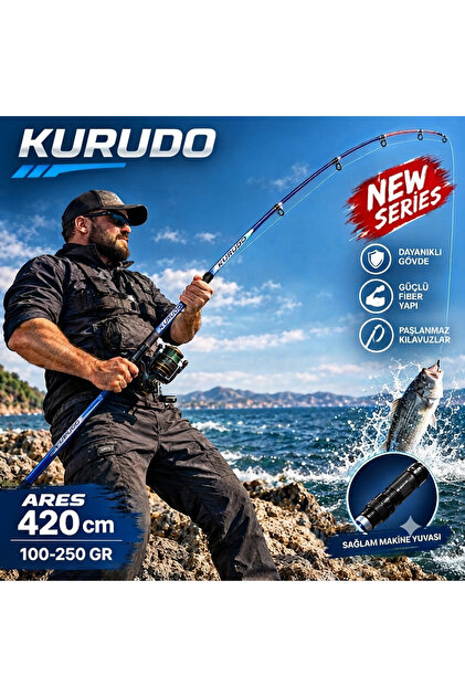 BAUER ARES 420CM 100-250 GR NEW SERİES SURF OLTA KAMIŞI