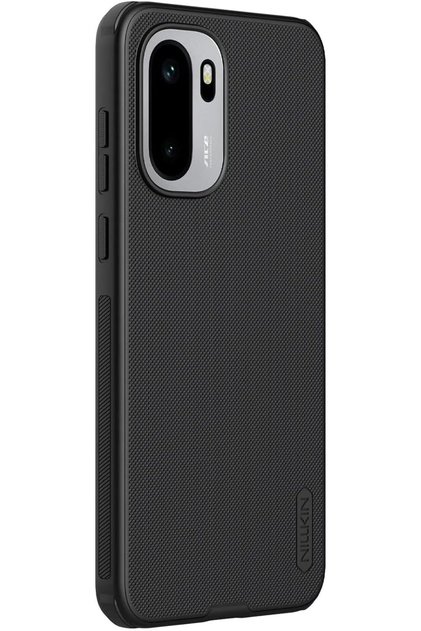 Case Compatible with OnePlus 15R (1+15 R) Super Frosted Shield Pro Hard Back Soft Border (PC + TPU) Shock Absorb Cover Raised Bezel Camera Protect Black Color (OnePlus 15R)