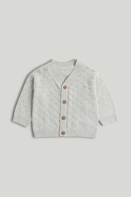 Stone Checkerboard Cardigan