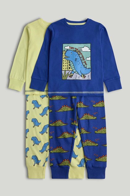 2 Pack Dinosaur Pyjamas