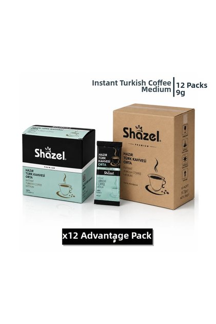 Instant Turkish Coffee Medium X 12 Pieces
