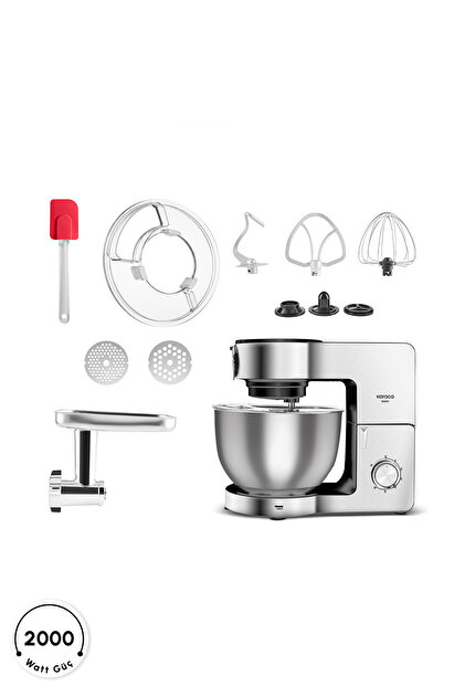 Multichef Ultra Inox Kıyma Çekme/Sucuk-Sosis/İçli Köfte Ap. Hamur Yoğurma Makinesi 8L
