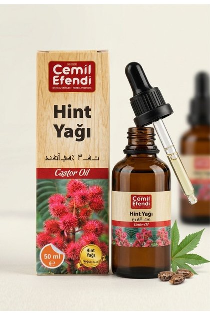 Hint Yağı 50 ml %100 Soğuk Sıkım Kaş Kirpik Saç