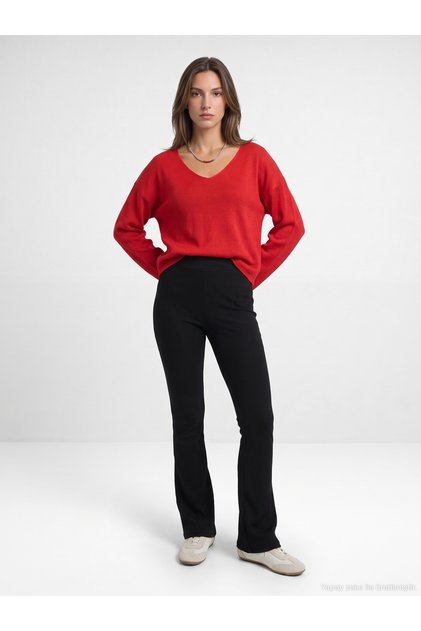 71910 High Waist Knitted Pants
