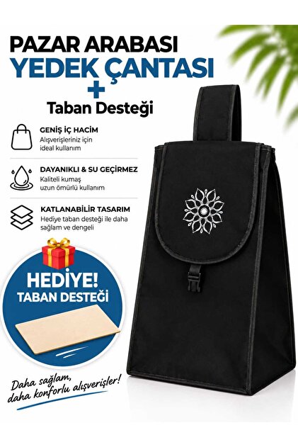 Lüks Büyük Boy Pazar Arabası Çantası New Model Kumaşı