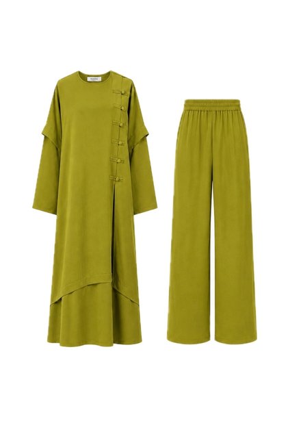 Ahsen çin kapama abaya & pantolon takım