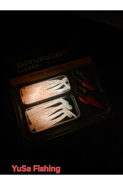 Lrf Micro Sandeel Kit 12 Adet(1+1.5+5) silikon Balık - 2 tip kuyruk - 2 jighead