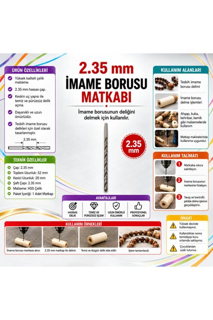 2.35 Mm İmame Boru Matkabı
